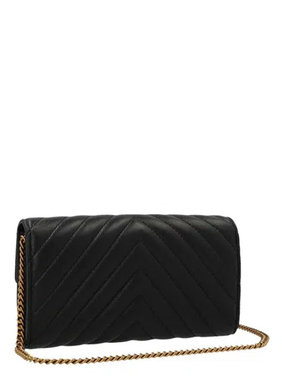 Pinko Portafoglio 'love Bag One Wallet Chevron' In Black
