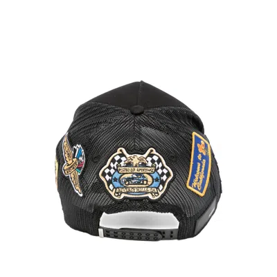 Amiri Logo-patch Mesh-back Cap In Black