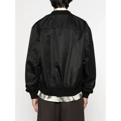 Axel Arigato Pen Layered Bomber Jacket In Black Polyamide In Black