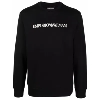 Emporio Armani Logo-print Crew-neck Sweatshirt