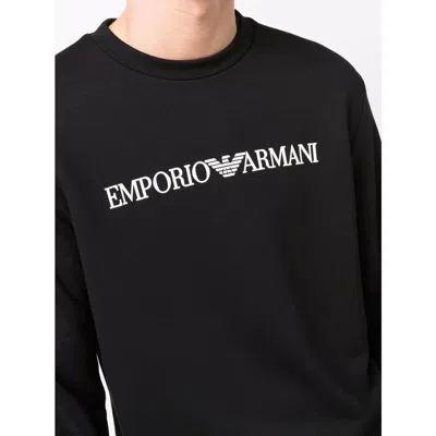 Emporio Armani Logo-print Crew-neck Sweatshirt