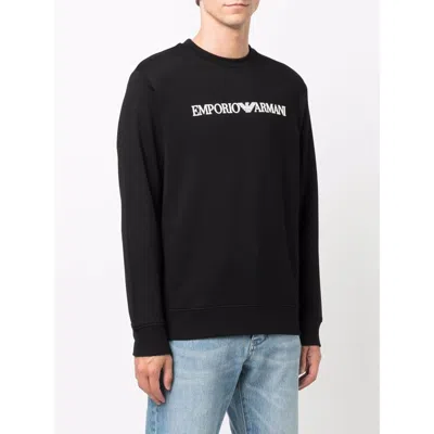 Emporio Armani Logo-print Crew-neck Sweatshirt