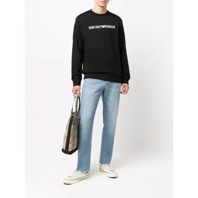 Emporio Armani Logo-print Crew-neck Sweatshirt