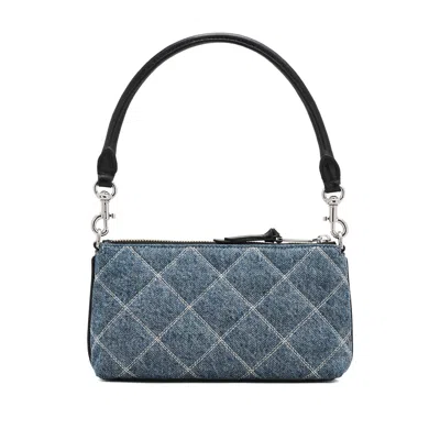 Marc Jacobs Pochette Snapshot In Quilted Denim