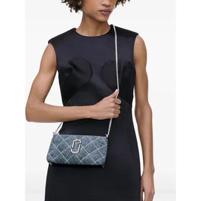 Marc Jacobs Pochette Snapshot In Quilted Denim
