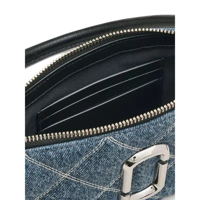 Marc Jacobs Pochette Snapshot In Quilted Denim