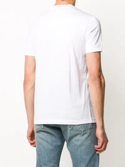 Giorgio Armani Borgonuovo 11 Cotton Jersey T-shirt Clothing In White
