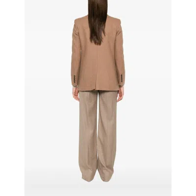 Blazé Milano Cholita Double-breasted Blazer In Brown