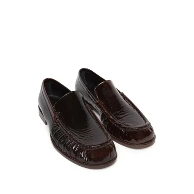 Dries Van Noten Moccasin Shoe With Shiny Leather