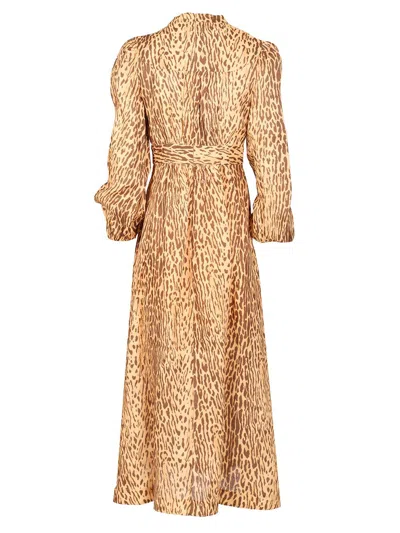 Zimmermann Cascadian Linen Midi Dress