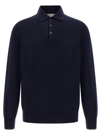 Brunello Cucinelli Cashmere Polo Sweater
