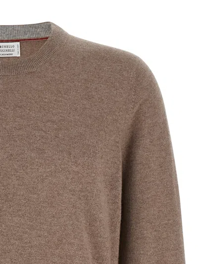 Brunello Cucinelli Cashmere Sweater Sweaters And Cardigans Beige
