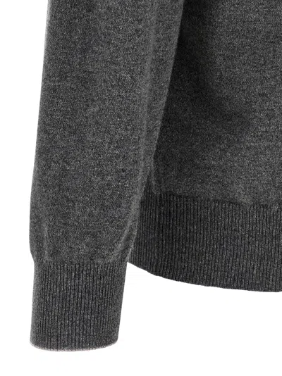 Brunello Cucinelli Cashmere Sweater Sweaters And Cardigans Gray