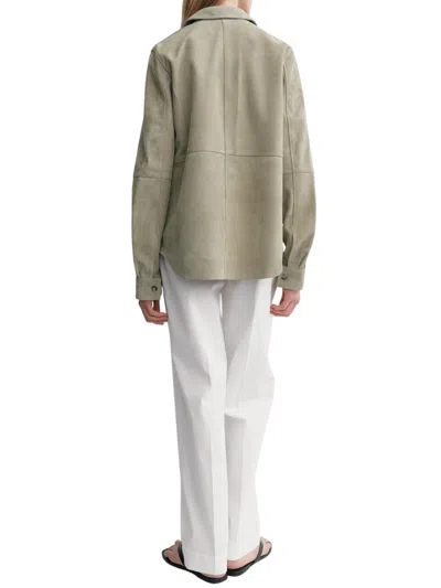 Totême Toteme Chemise En Daim Doux Desert