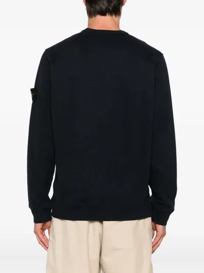 Stone Island Light Rws Pure Wool Sweater In Black