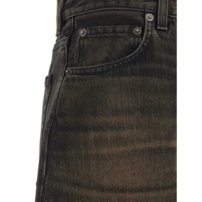 Haikure High-rise Wide-leg Jeans With Belt Loops