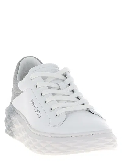 Jimmy Choo Diamond Maxi F Ii Sneakers Silver