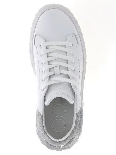 Jimmy Choo Diamond Maxi F Ii Sneakers Silver