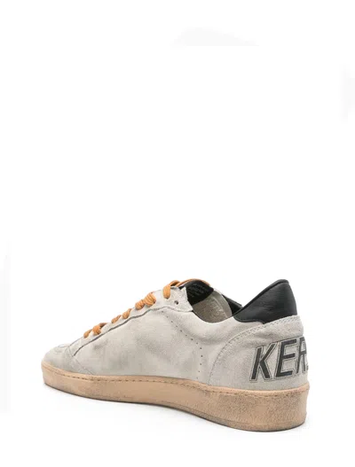 Golden Goose Ballstar Suede Upper Toe Tongue And Spur Leather Star And Heel Sneakers Black