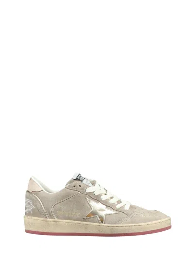 Golden Goose 'star Emblem' Perforated Sneakers With Metallic Accent