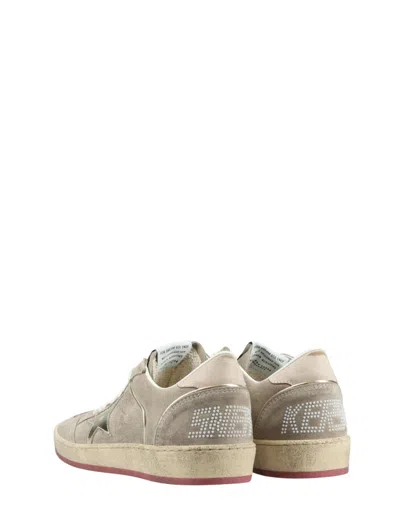 Golden Goose 'star Emblem' Perforated Sneakers With Metallic Accent