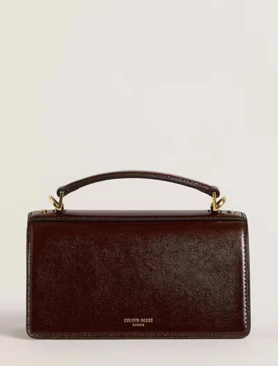Golden Goose Rectangular Top Handle Shoulder Bags In Brown