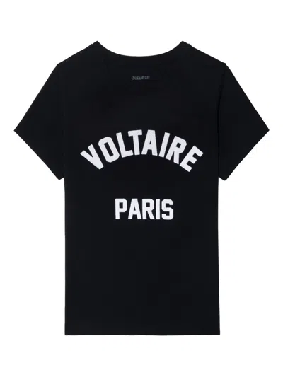 Zadig & Voltaire Alys T-shirt In Black