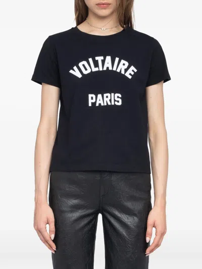 Zadig & Voltaire Alys T-shirt In Black