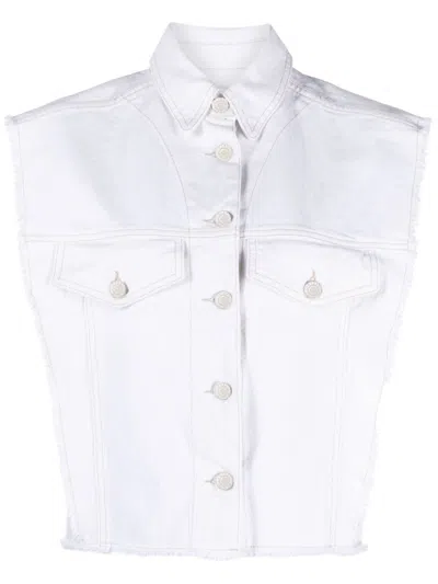 Isabel Marant Tyra Cotton Denim Vest