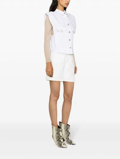 Isabel Marant Tyra Cotton Denim Vest