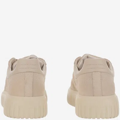 Hogan Low Top Platform Sole Sneakers In Neutral