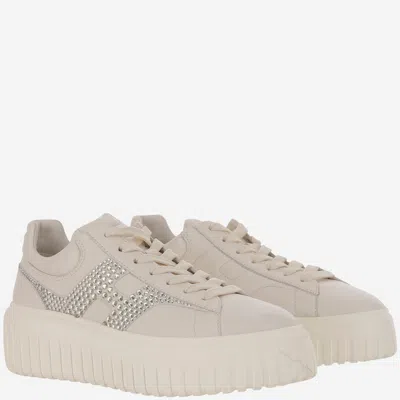 Hogan H-stripes Leather Sneakers