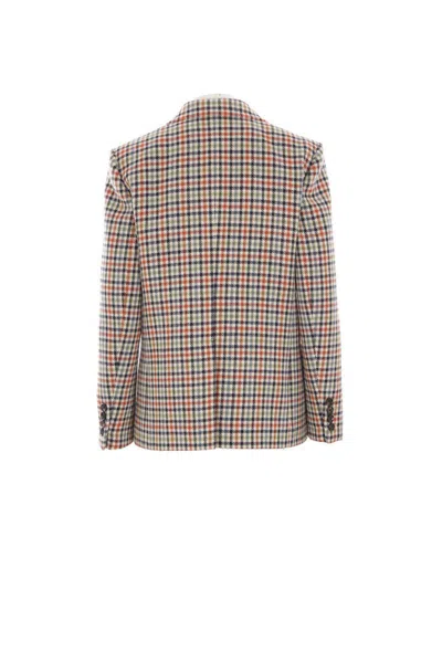 Chloé Chloe Checked Wool-blend Blazer