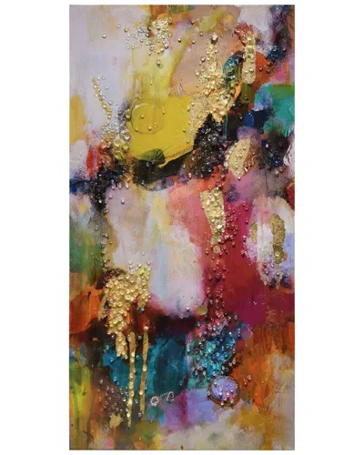 Empire Art Direct Colorful Symphony I Crystallus Epoxy Coated Wrappe In Multi