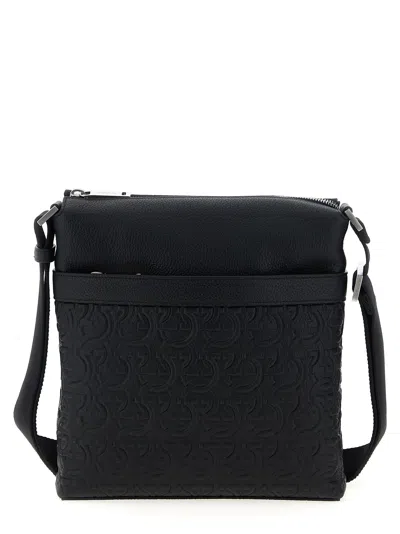 Ferragamo Gancini Crossbody Bags Black