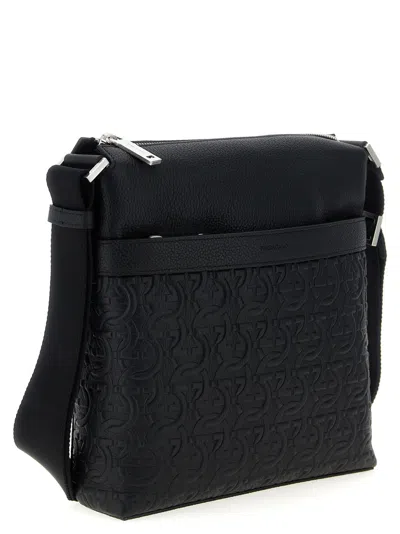 Ferragamo Gancini Crossbody Bags Black