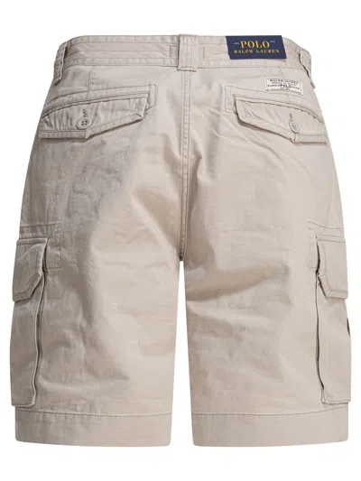 Polo Ralph Lauren 27 Cargo Shorts With Multiple Pockets In White
