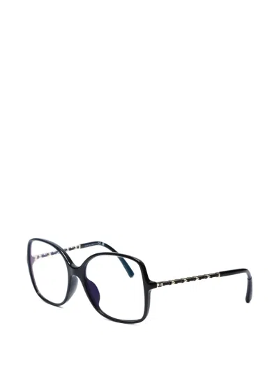 Pre-owned Chanel 2000s Chain-detail Square Glasses