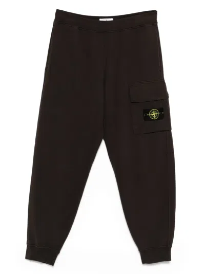 Stone Island Track Pants In Black