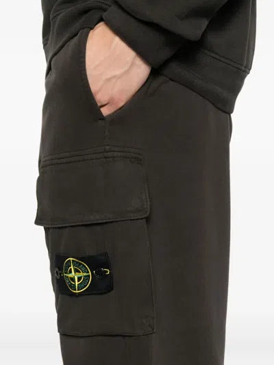 Stone Island Track Pants In Black