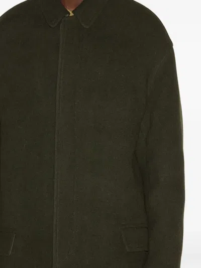 Isabel Marant Kirk Coat In Green