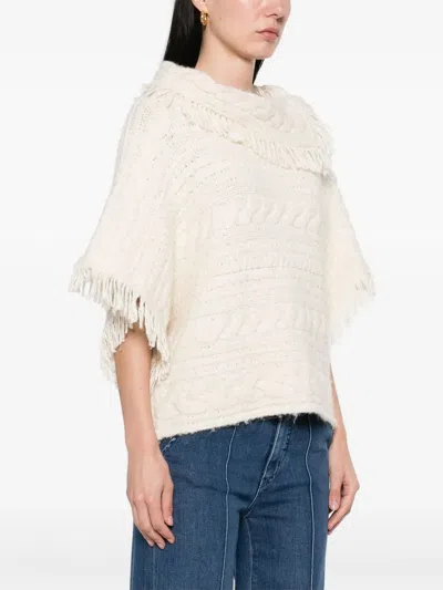 Isabel Marant Étoile Blanche Poncho In Neutral