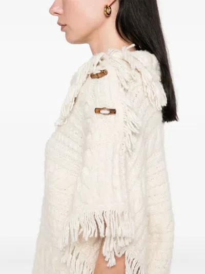Isabel Marant Étoile Blanche Poncho In Neutral