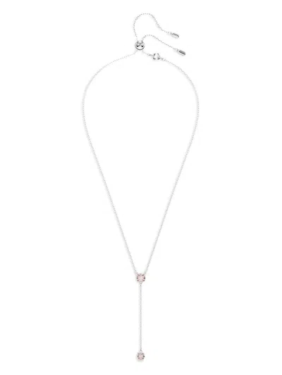Swarovski Rose-crystal Y-necklace