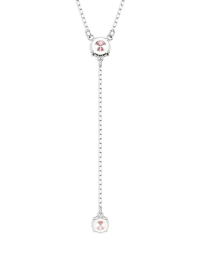 Swarovski Rose-crystal Y-necklace