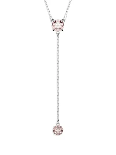 Swarovski Rose-crystal Y-necklace
