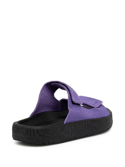 Veja Double-strap Suede Slides