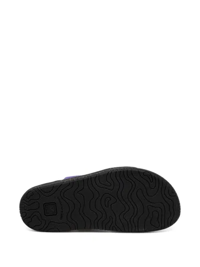 Veja Double-strap Suede Slides
