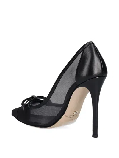 Elisabetta Franchi 90mm Bow-detail Pumps In Black