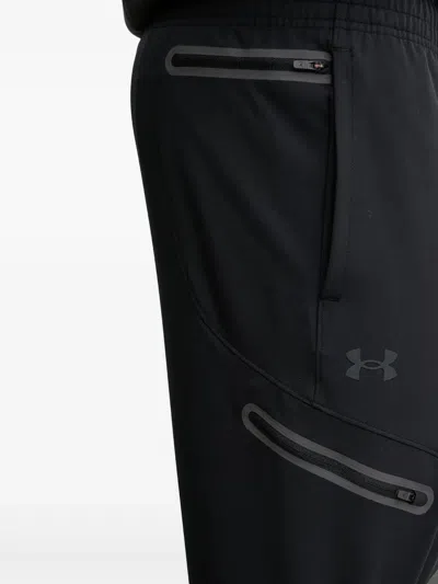 Under Armour Panelled Zip-pocket Trousers In Black